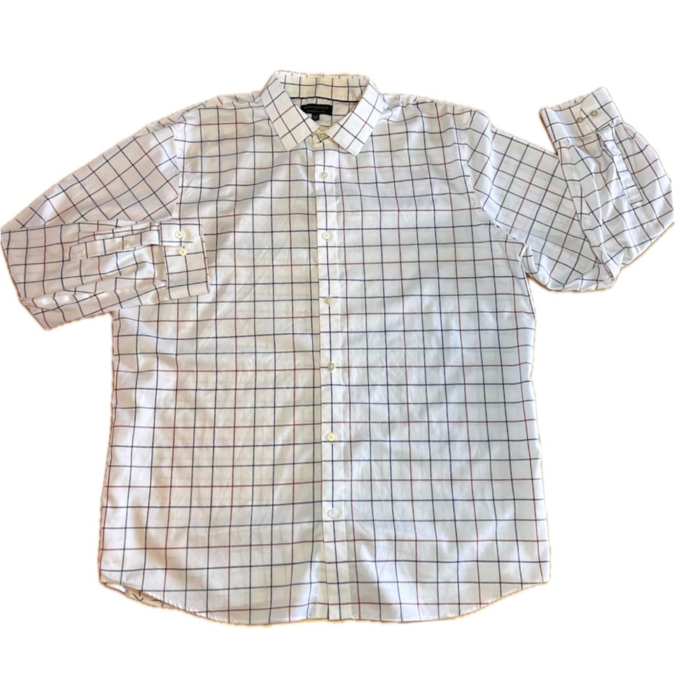 Banana Republic, Wrinkle Resistant, Athletic Fit, Men's Dress Shirt XXL